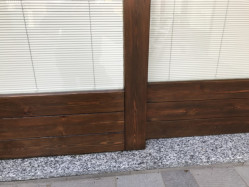 Alzante scorrevole dopo il restauro
