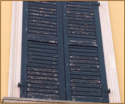 Infissi prima del restauro