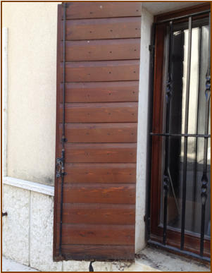 Infissi prima del restauro