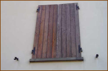 Infissi prima del restauro