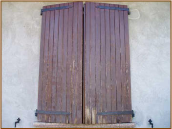Infissi prima del restauro