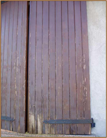 Infissi prima del restauro