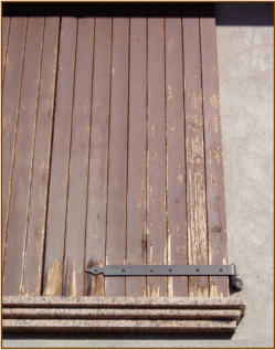 Infissi prima del restauro