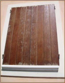 Infissi prima del restauro