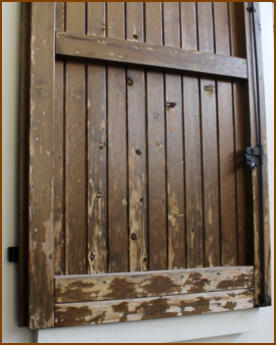 Infissi prima del restauro