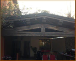 Portico prima della lavorazione